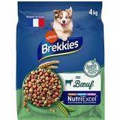 Animalerie BREKKIES - Adult Boeuf 4Kg - Lot De 2 -
