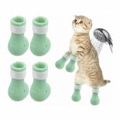 Anti-rayures coupe-ongles bain morsure lavage chat pieds couverture lavage anti-rayures griffe Protection bottes chaussures b A146 Pour les animaux