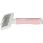 Brosse SLICKER 16.5 cm taille S pour chats - zolux - Rose