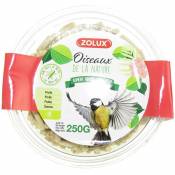 Granules avec des fruits, Birdy Cup de 250 grammes pour oiseaux Zolux Multicolor