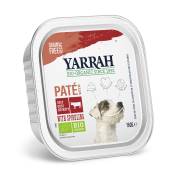 24x150g Pâté, bœuf, spiruline sans céréales Yarrah Bio - Nourriture pour chien