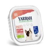 48x100g Yarrah Bio Saumon/algues Pâté pour chat