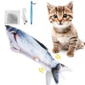 Catnip toys jouets électriques pour poissons et cannes à pêche cat stick