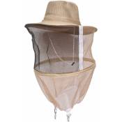 Chapeau d'apiculture avec voile, chapeau anti-moustique,