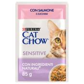 PURINA Cat Chow 26 x 85 g pour chat - Sensitive saumon,