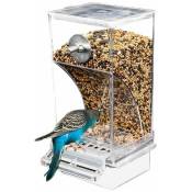 Ensoleille - Mangeoire automatique anti-éclaboussures pour oiseaux, accessoires pour cage à oiseaux, conteneur de nourriture pour perruches, canaris,