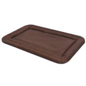 vidaXL Matelas pour chiens Taille M Marron