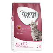 3kg All Cats Concept for Life - Croquettes pour Chat