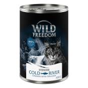 6x400g Cold River Sterilised - colin, poulet Sterilised Adult Wild Freedom boîtes pour chat : -10 % !