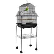 Cage à oiseaux design maison mangeoires perchoirs
