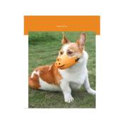 Fortuneville - Couvre-bouche pour chien de compagnie Anti-morsure Protège-dents Chien Muselières Masque Accessoires 1 pièce Fournitures pour chien