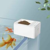 Gabrielle - Mangeoire automatique pour poissons, minuterie numérique intelligente pour distributeur de nourriture pour poissons, chargeur automatique