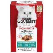 Gourmet Mon Petit 6 x 50 g pour chat - lot mixte viande