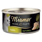 Miamor Filets Fins Naturels 6 x 80 g pour chat - poulet pur
