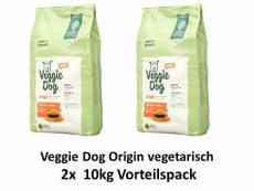 Green Petfood VeggieDog Origin | Lot de 2 paquets de