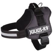Harnais JULIUS-K9® Power, anthracite taille 3 tour de poitrail 82-115 cm - pour chien