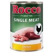 Rocco Single Meat 6 x 400 g pour chien poulet