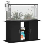 vidaXL Support pour aquarium noir 101x41x58 cm bois