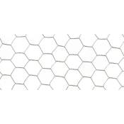 Nortene - Grillage métalique 1,5 x 25 m - maille 25 x 0,8 mm - structure hexagonale - triple torsion