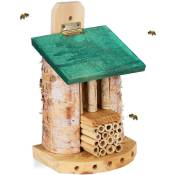 Relaxdays - Hôtel à insectes, Nid pour abeilles sauvages