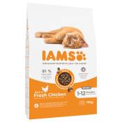 2x10kg Kitten & Junior Pro Active Health IAMS - Croquettes pour Chat