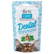 3x50g Brit Care Dental Cat Snack