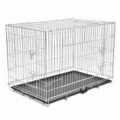 Cage métallique et pliable pour chiens XXL
