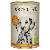 Dog's Love Bio 6 x 400 g pour chien - dinde bio
