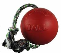 Jolly Pets Ball Romp-n-Roll Jouet pour Chien Rouge