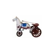 Jouet poney avec chariot pour enfants en bois