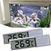 Thermomètre pour Aquarium, 2 Thermomètres pour Aquariums