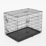 Cage caisse de transport pliante pour chien