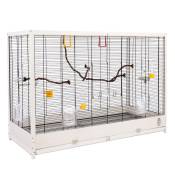 Cage en bois TIAKI Robin XXL pour oiseaux - L 113,4 x l 53 x H 81,7 cm