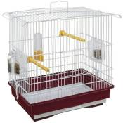 Ferplast - giusy Cage pour oiseaux rouge et blanc