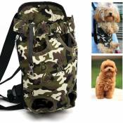 Pet Backpack Cat Front Pack Dog Backpack Small Dog Pet Supplies (Color : Camouflage, Size : X-Large) - Rhafayre