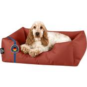 Zara lit pour chien, Panier corbeille, coussin de chien:S, hazelnut (brique) - Beddog