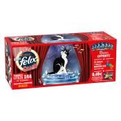 62x85g sélection de la campagne Tendres Effilés en gelée Felix pour chat + 26 sachets offerts !