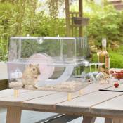Aqrau - Cage à hamster pour petits rongeurs