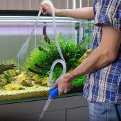 Aspirateur Aquarium - Kit Pompe pour Nettoyage Aquarium