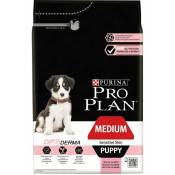 Croquettes Pro Plan Puppy Medium optiderma Saumon :