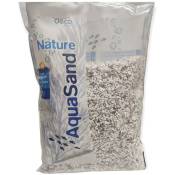 Animallparadise - Sol décoratif 1,6-3 mm, naturel cristobalite blanc AquaSand, 0.8 kg pour aquarium Blanc