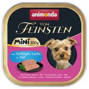 animonda vom Feinsten Adult Mini 32 x 100 g pour chien - volaille, saumon, aneth