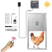 Insma - Portier automatique Ouvre-porte Kit de Porte automatique pour poulailler poulets poules oies 30 x 30cm 100-240V IP44 HW0120 Fantablau