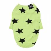 Puppy Angel T-Shirt pour Chien Motif Etoile Vert Taille