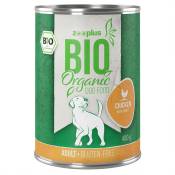 1x400g zooplus Bio poulet bio, carottes - Pâtée pour chien