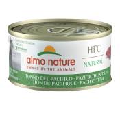 Almo Nature HFC Natural 6 x 70 g pour chat - thon du Pacifique