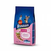 BREKKIES - Croquettes Chats Junior Au Poulet 1.5Kg