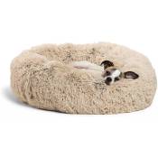 Coussin de lit pour chien - lit pour chien beignet - lit pour chien - moelleux - coussin animal - 80x10cm - white - Maxxpet