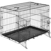 Helloshop26 - Cage de transport chien acier 89 x 58