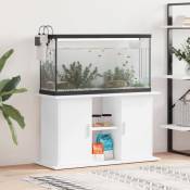 Vidaxl - Support pour aquarium blanc 101x41x58 cm bois